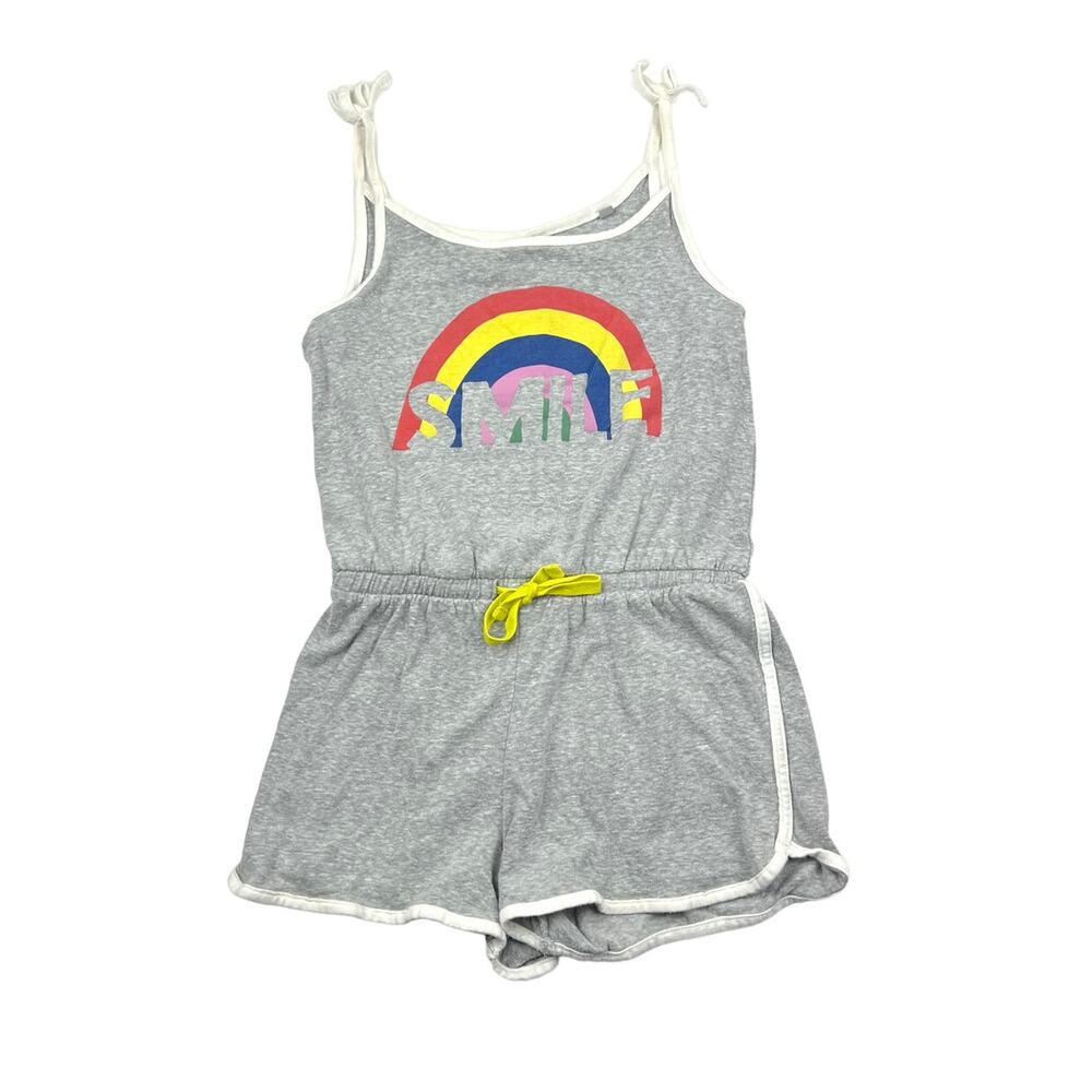 Boden Smile Rainbow Romper, Size 8/9
